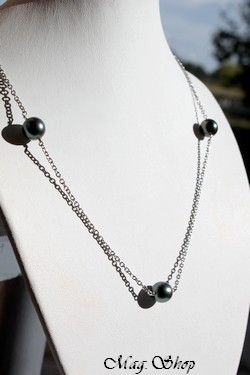 3 Perles de Tahiti Collier Vamiti Modèle 2 MAG.SHOP