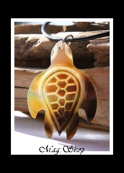 Aata Collier Tortue Nacre de Tahiti Modèle 4 MAG.SHOP