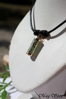 Amour Collier Tiki Marquisien Aventurine - OR 750-1000 P15J MAG.SHOP