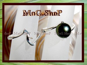 APPRETS Argent 925 / BAGUE VAGUE / VENDU SANS PERLE