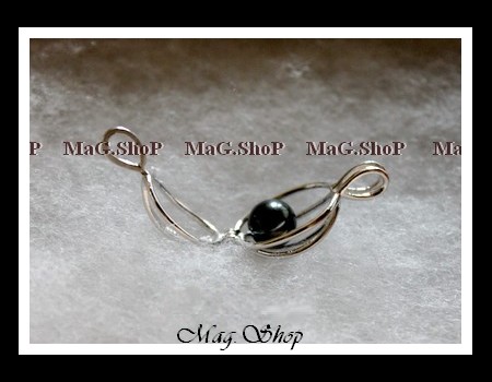 Apprêt Pendentif Cage Argent Rhodié 925 MAG.SHOP