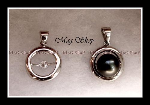 Apprêt Pendentif Manuhangi Argent Rhodié 925 MAG.SHOP
