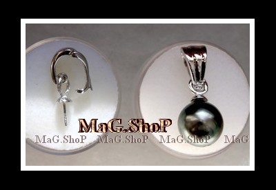 Bélière Clip Apprêt Argent Rhodié 925 MAG.SHOP