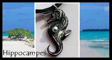 Bijoux Hippocampes  de TAHITI Collection Vahinés MAG.SHOP TAHITI