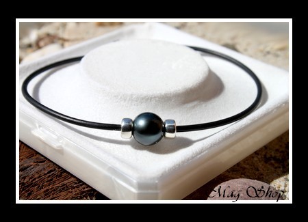 Bora-Bora Collection  Bracelet Moana Perle Ronde de Tahiti MAG.SHOP