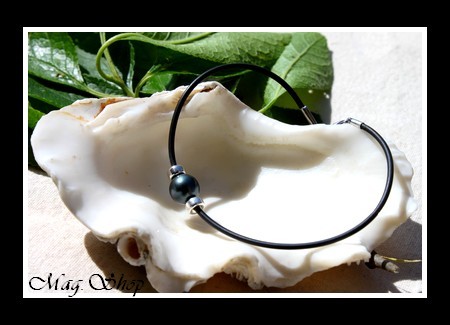 Bora-Bora Collection  Bracelet Moana Perle Ronde de Tahiti MAG.SHOP