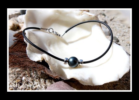 Bora-Bora Collection  Bracelet Moana Perle Ronde de Tahiti MAG.SHOP