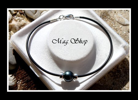 Bora-Bora Collection  Bracelet Moana Perle Ronde de Tahiti MAG.SHOP