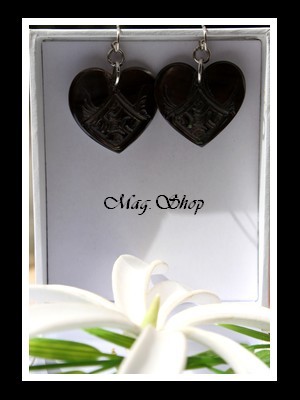 Boucles D`Oreilles Maruata Nacres de Tahiti Modèle 1 MAG.SHOP