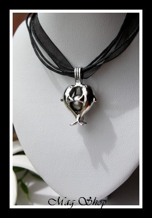 Cage Dauphins OPOA Collier Perle de Tahiti MAG.SHOP