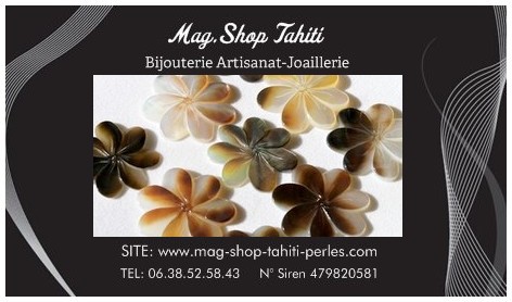 Carte Fleurs de Tiaré MAG.SHOP