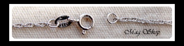 Chaîne Torsadée Argent Rhodié 925 MAG.SHOP TAHITI PERLES