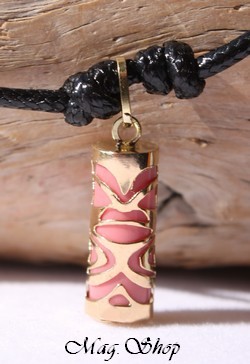 Chance Collier Tiki Marquisien Quartz Rose - OR 750-1000 P15R MAG.SHOP TAHIT
