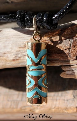Chance Collier Tiki Marquisien Turquoise - OR 750-1000 P17T MAG.SHOP