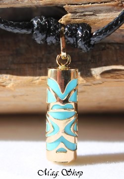 Chance Collier Tiki Marquisien Turquoise - OR 750-1000 P17T MAG.SHOP