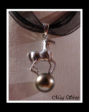 Cheval Collier Perle de Tahiti Modèle 4 MAG.SHOP