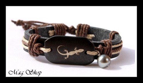 Coconut Bracelet Margouillat Perle de Tahiti Modèle 2 MAG.SHOP