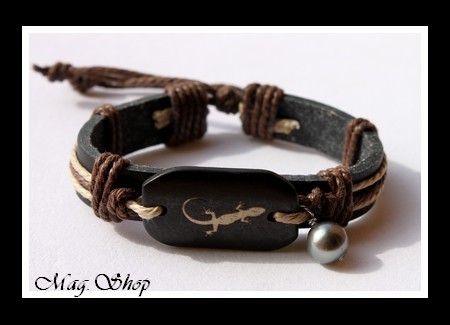 Coconut Bracelet Margouillat Perle de Tahiti Modèle 2 MAG.SHOP