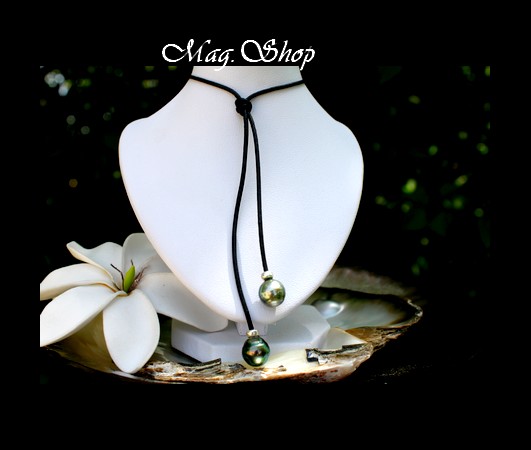 COLLIER HIVA OA  2 PERLES CERCLEES DE TAHITI MAG.SHOP (6)