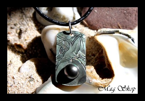 Collier Dauphin Nacre & demie-Perle de Tahiti MAG.SHOP (2)