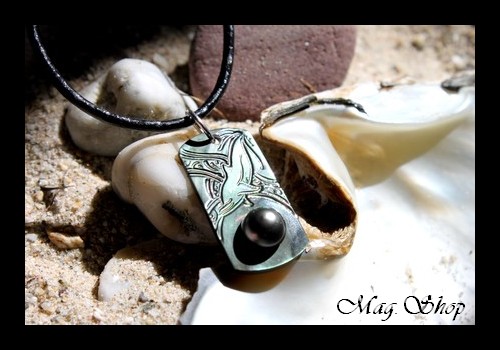 Collier Dauphin Nacre & demie-Perle de Tahiti MAG.SHOP (2)