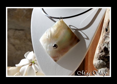 Collier Tetiaora Nacre & Perle de Tahiti MAG.SHOP