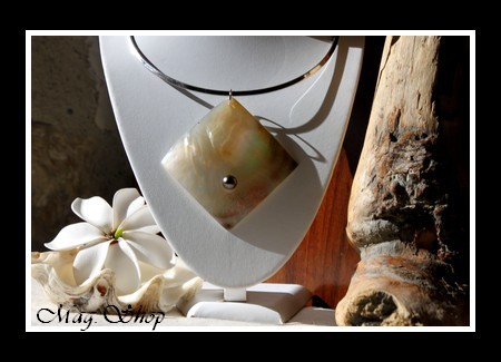 Collier Tetiaora Nacre & Perle de Tahiti MAG.SHOP