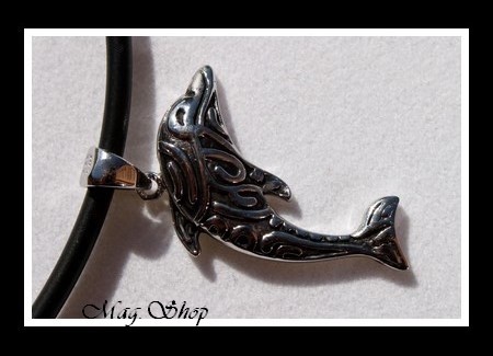 Dauphin Mukotaka Marquisien Argent Rhodié 925 MAG.SHOP
