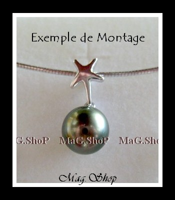 Etoile Apprêt Bélière Argent Rhodié 925 MAG.SHOP