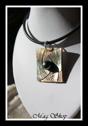 Fakarava Collier  Nacre & Demie-Perle de Tahiti Modèle 4 MAG.SHOP
