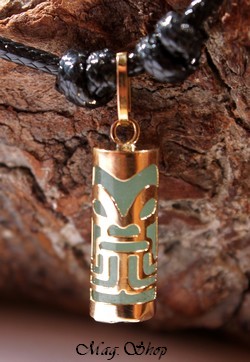 Force Collier Tiki Marquisien Aventurine - OR 750-1000 P15J MAG.SHOP