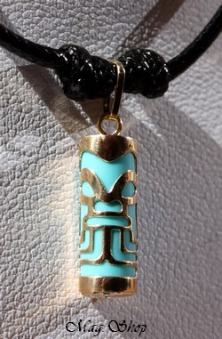 Force Collier Tiki Marquisien Turquoise - OR 750-1000 P15T MAG.SHOP