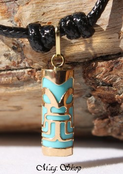 Force Collier Tiki Marquisien Turquoise - OR 750-1000 P15T MAG.SHOP