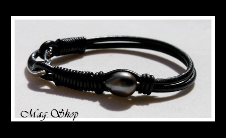 Gambiers Marokau Bracelet Perle Baroque de Tahiti MAG.SHOP