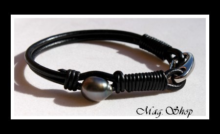 Gambiers Marokau Bracelet Perle Baroque de Tahiti MAG.SHOP