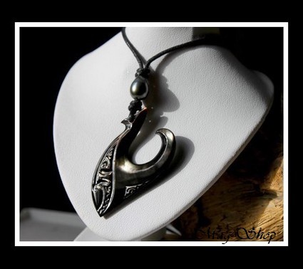Hameçon Hereata Collier Mana Nacre & Perle de Tahiti MAG.SHOP TAHITI