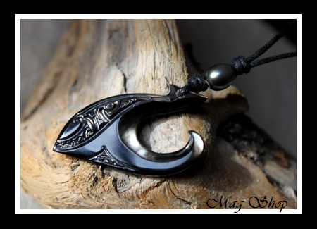 Hameçon Hereata Collier Mana Nacre & Perle de Tahiti MAG.SHOP TAHITI