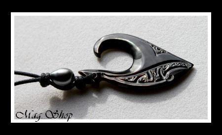 Hameçon Hereata Collier Mana Nacre & Perle de Tahiti MAG.SHOP TAHITI