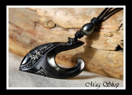 Hameçon Hereata Collier Mana Nacre & Perle de Tahiti MAG.SHOP TAHITI