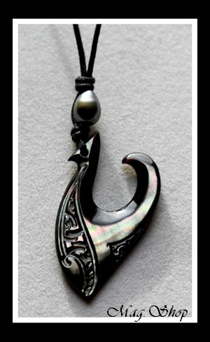 Hameçon Hereata Collier Mana Nacre & Perle de Tahiti MAG.SHOP TAHITI