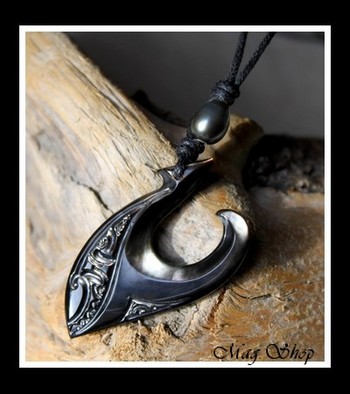 Hameçon Hereata Collier Mana Nacre & Perle de Tahiti MAG.SHOP TAHITI