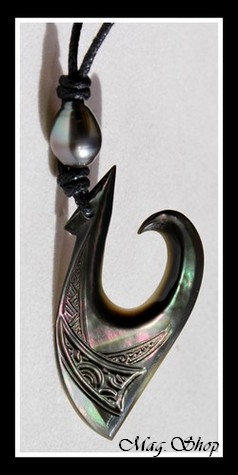 Hameçon Hereata Collier Nacre & Perle de Tahiti Modèle 3 MAG.SHOP