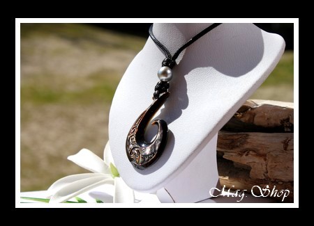Hameçon Mataura Collier Nacre & Perle de Tahiti Modèle 1 MAG.SHOP