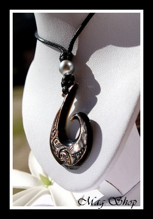 Hameçon Mataura Collier Nacre & Perle de Tahiti Modèle 1 MAG.SHOP