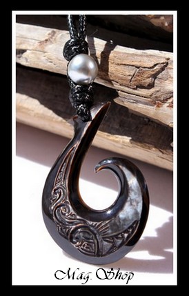 Hameçon Mataura Collier Nacre & Perle de Tahiti Modèle 1 MAG.SHOP
