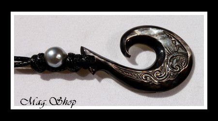 Hameçon Mataura Collier Nacre & Perle de Tahiti Modèle 1 MAG.SHOP