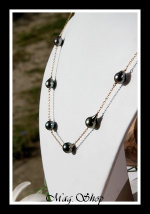 Heirani Collier Gold Filled Perles de Tahiti MAG.SHOP