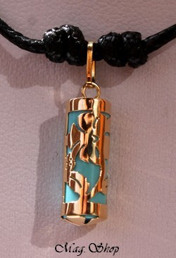 Hibiscus Tahitien Collier Turquoise  OR 7501000  P15T MAG.SHOP