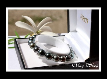 Hihimahana Bracelet Perles de Tahiti Modèle 3 MAG.SHOP