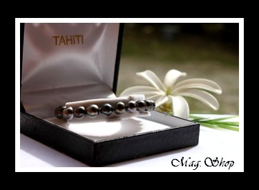 Hihimana Bracelet  Perles de Tahiti Modèle 1 MAG.SHOP